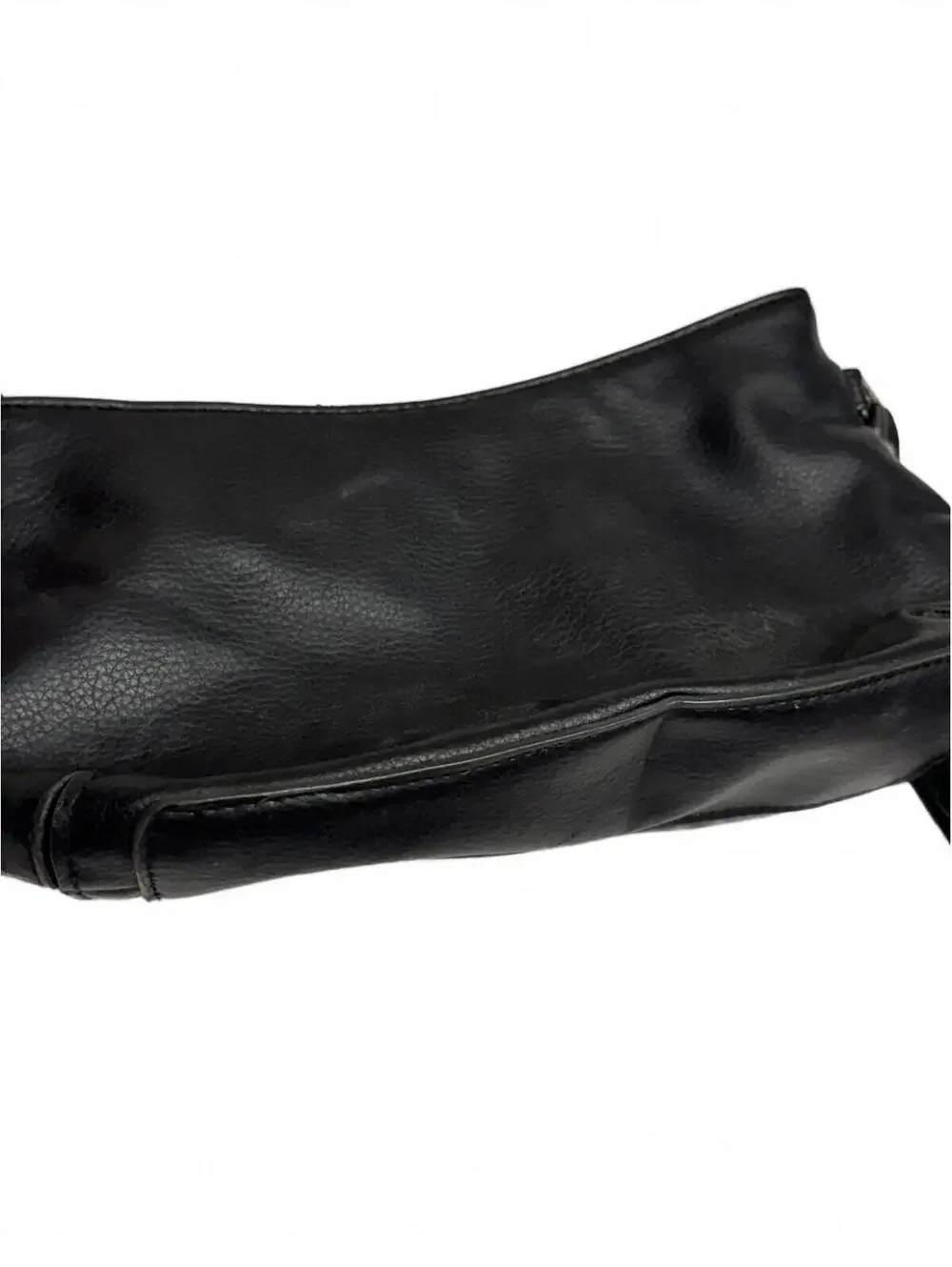Victoria's Secret Vintage Y2K Black Studded Baguette Purse Shoulder Bag Rivets